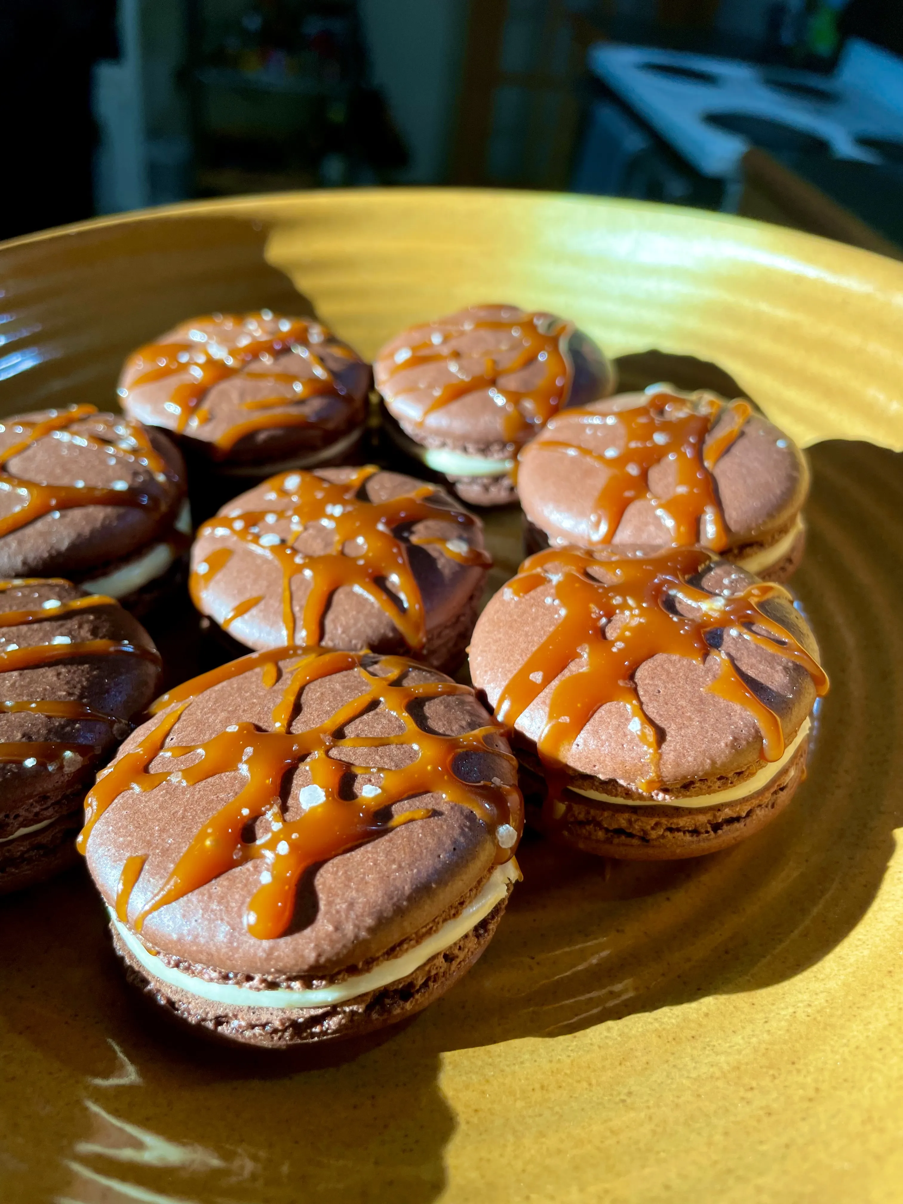 Chocolate Macarons