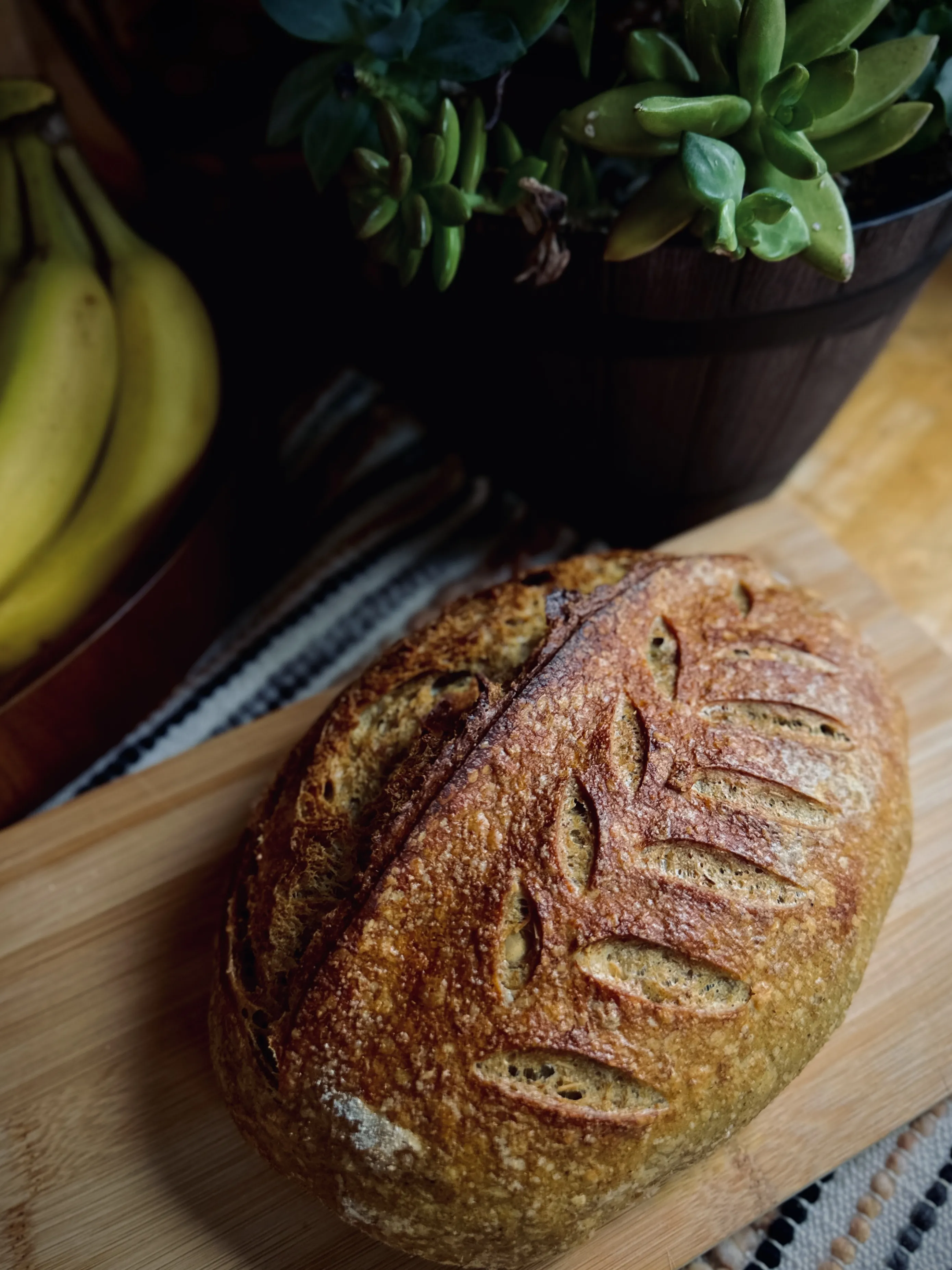 Coconut and Curry Sourdough<