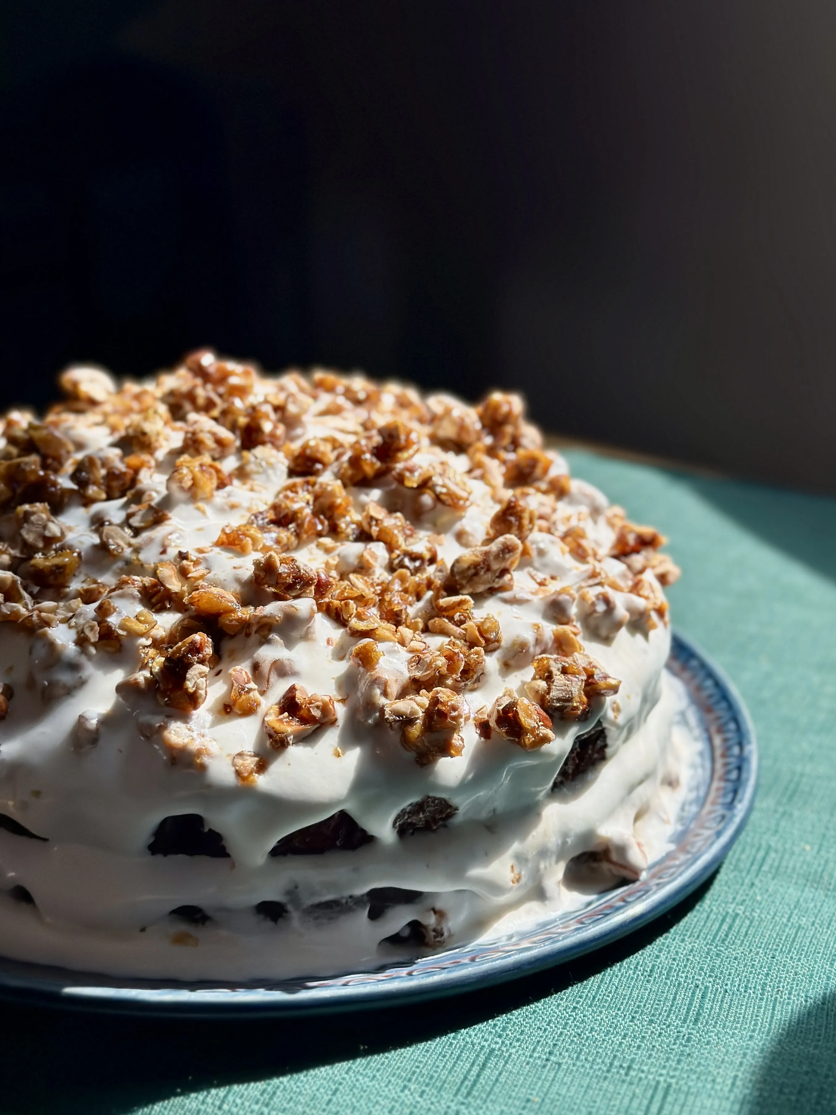 Chef Ottolenghi's Devil's Food Cake with Hazelnut Praline