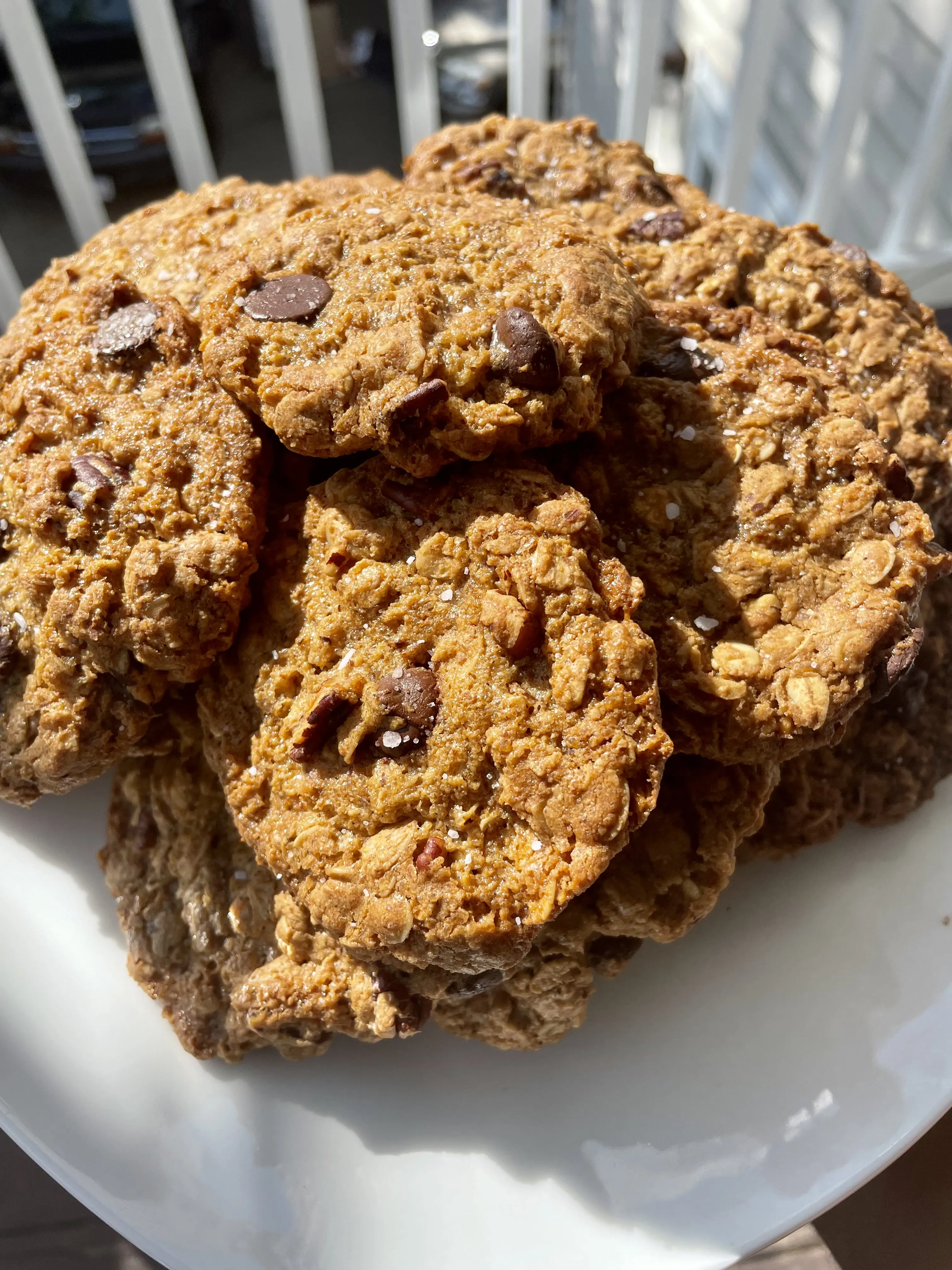 Brown Butter Oatmeal Chocolate Chip Cookies