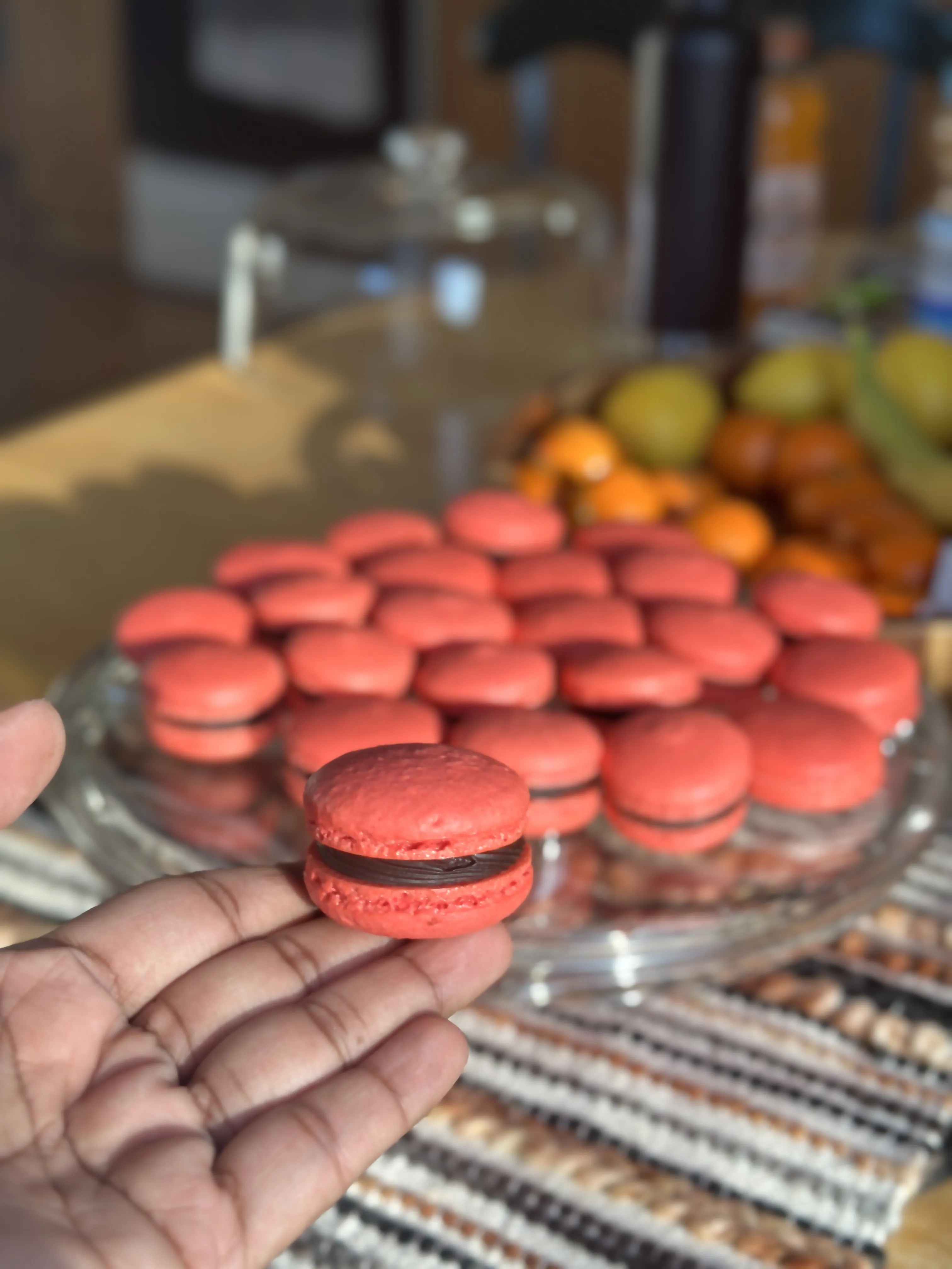 Chocolate Macarons