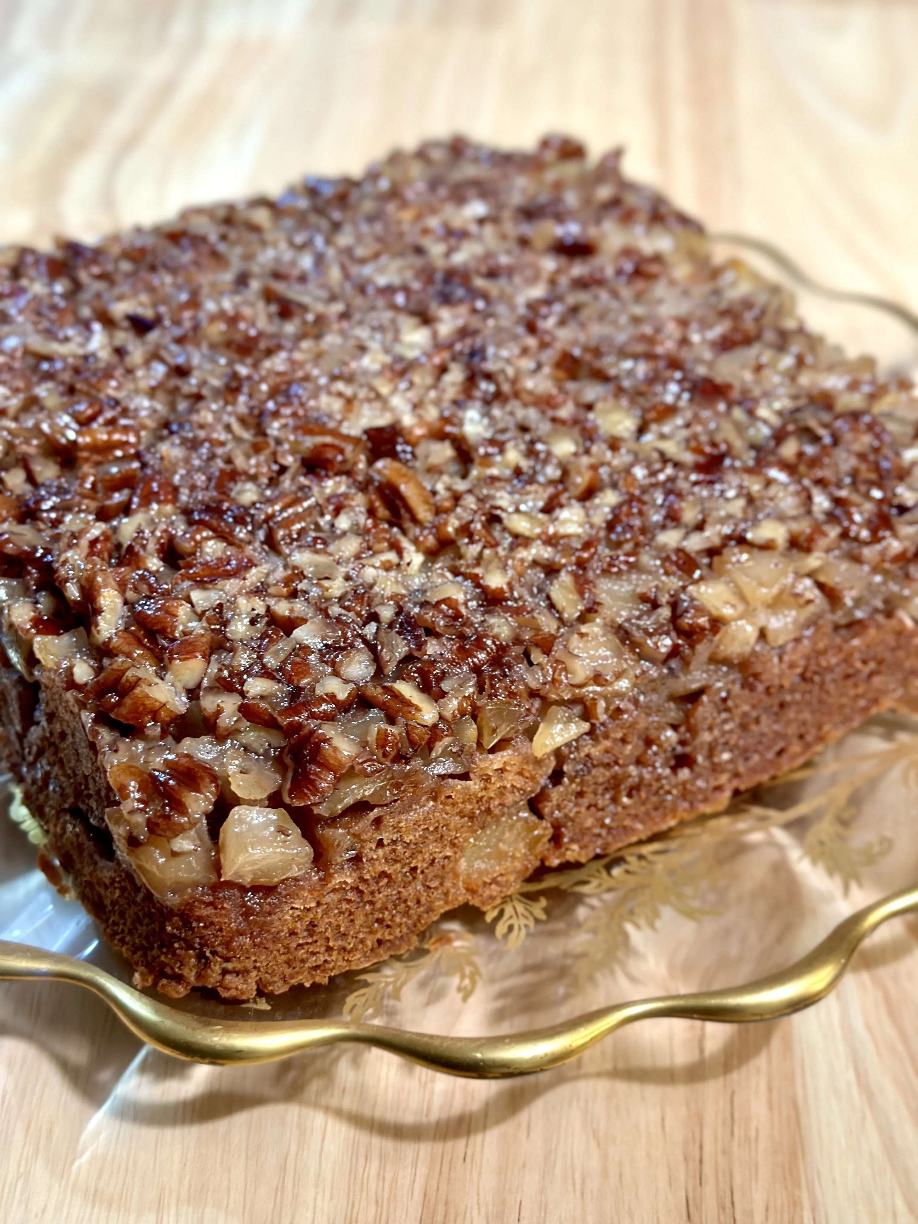 Pear & Pecan Spiced CakeBaked good