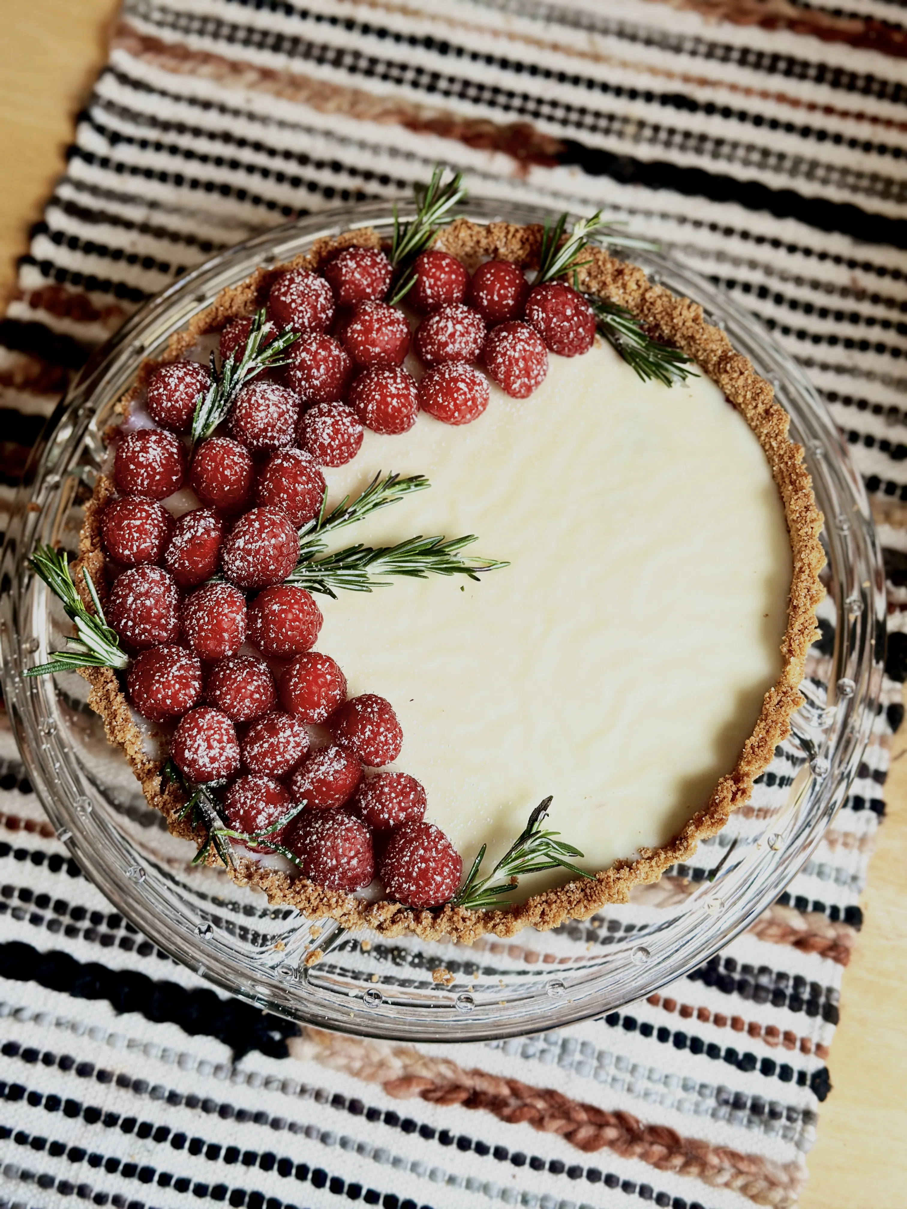White Chocolate Raspberry Tart
