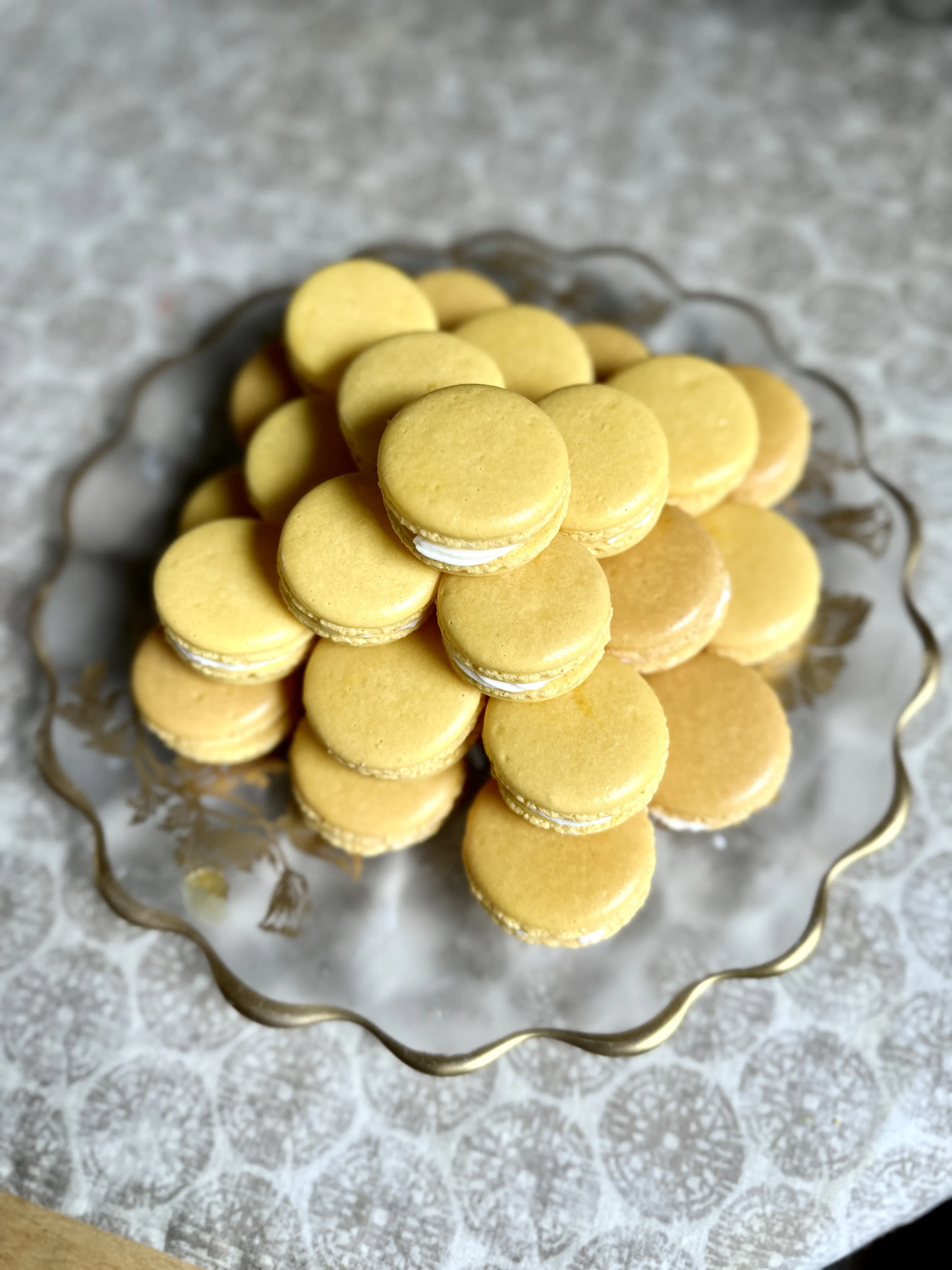 Lemon Buttercream Macarons
