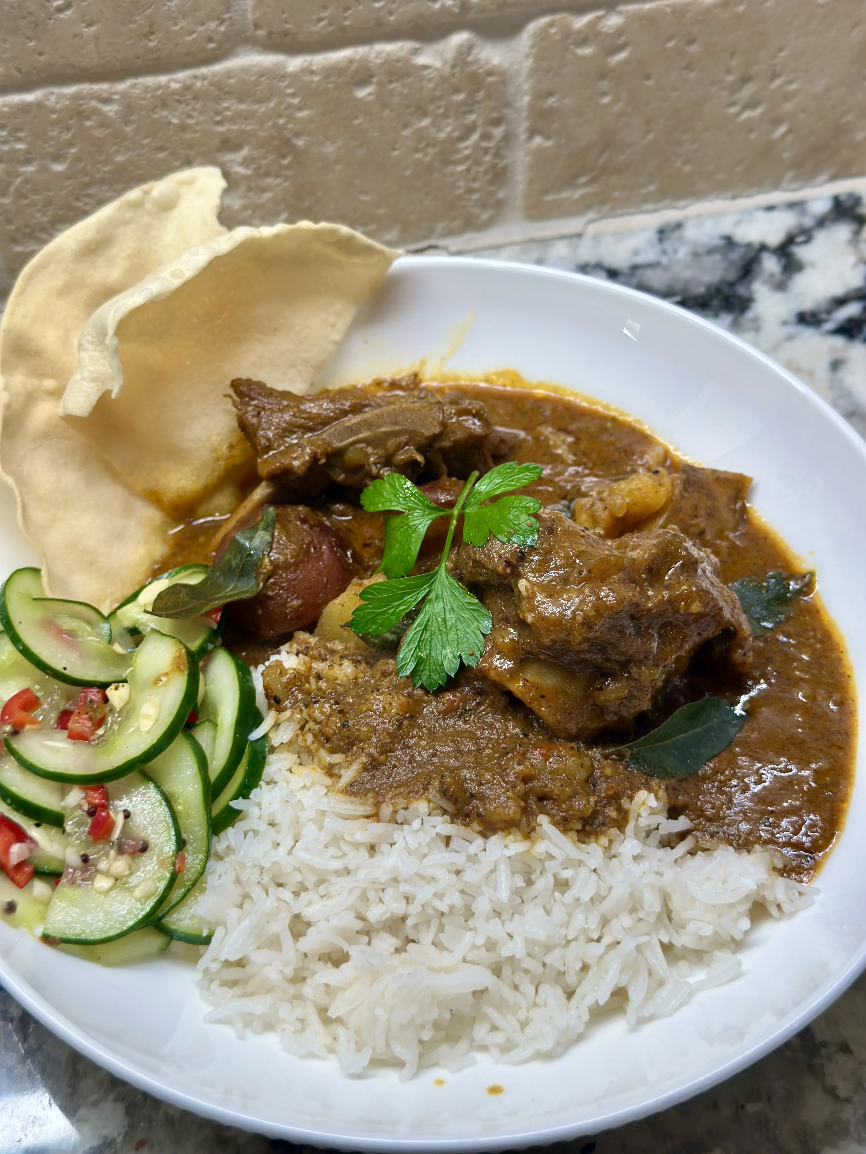 Chettinad Goat Bone Marrow Curry