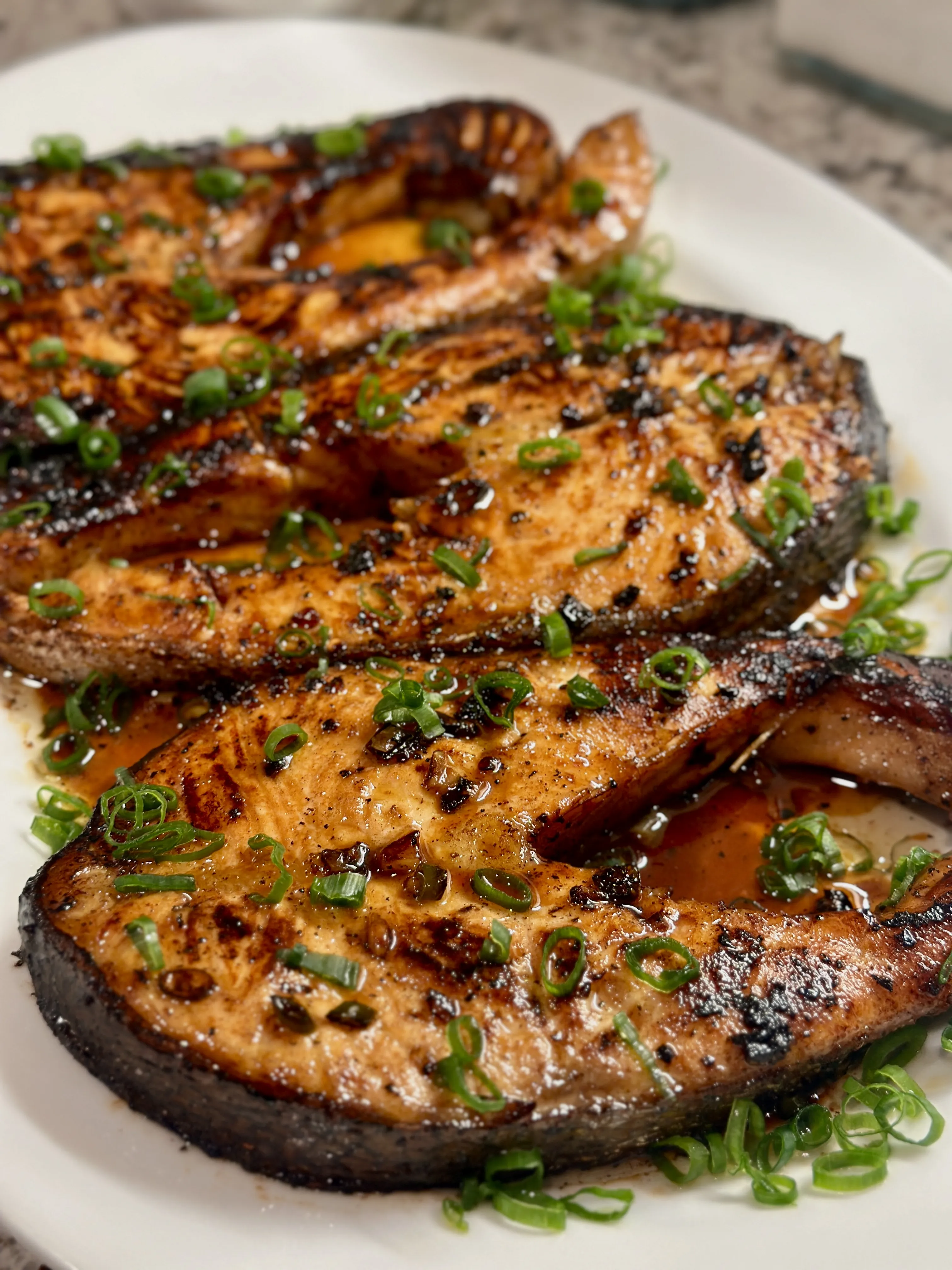 Honey Soy Salmon Steak